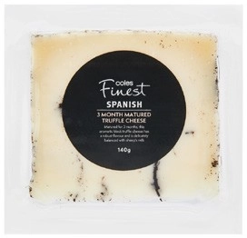 Coles Finest Spanish Truffle Cheese 140g