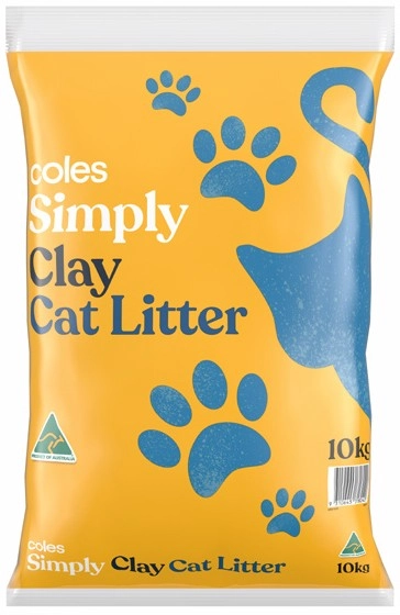 Coles Simply Clay Cat Litter 10kg