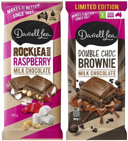 Darrell Lea Block Chocolate 160g-180g