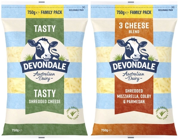 Devondale Cheese Shredded 750g