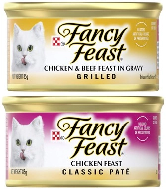 Fancy Feast Classic or Creamy Delights Cat Food 85g