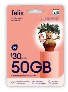 Felix $30 Prepaid SIM