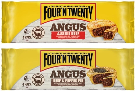 Four'N Twenty Angus Beef Pies 4 Pack 700g