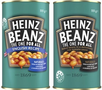 Heinz Baked Beanz or Spaghetti 535g-555g