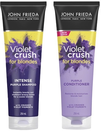 John Frieda Violet Crush Tone Refresh Shampoo or Conditioner 250mL