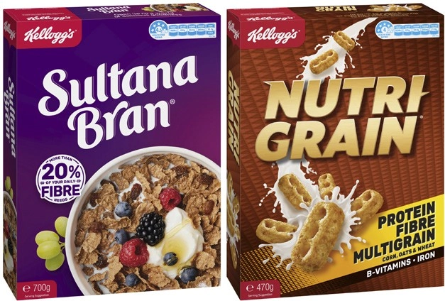 Kellogg's Nutri Grain 470g, Coco Pops Chex 500g or Sultana Bran 700g