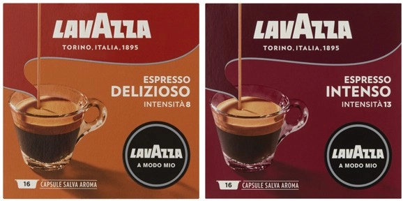 Lavazza A Modo Mio Coffee Capsules 16 Pack