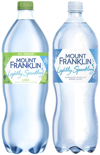 Mt Franklin Lightly Sparkling Water 1.25 Litre