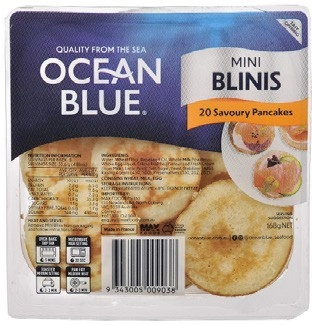 Ocean Blue Mini Blinis 168g