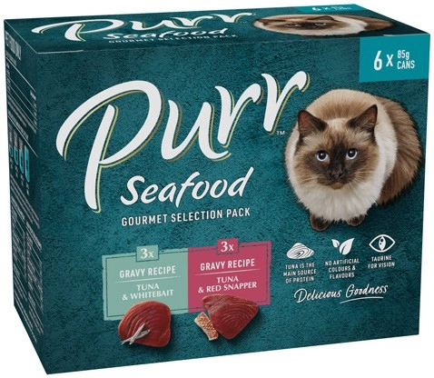 Purr Cat Food 6x85g