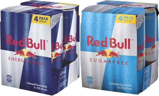 Red Bull Energy Drink 4x250mL