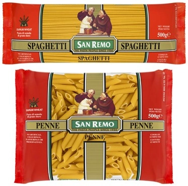 San Remo Pasta 375g-500g