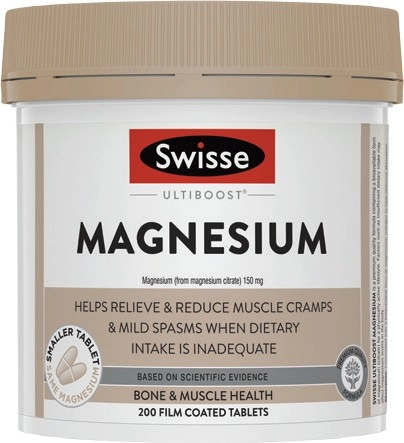 Swisse Ultiboost Magnesium Tablets 200 Pack^