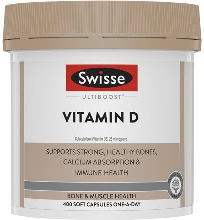 Swisse Ultiboost Vitamin D Capsules 400 Pack^