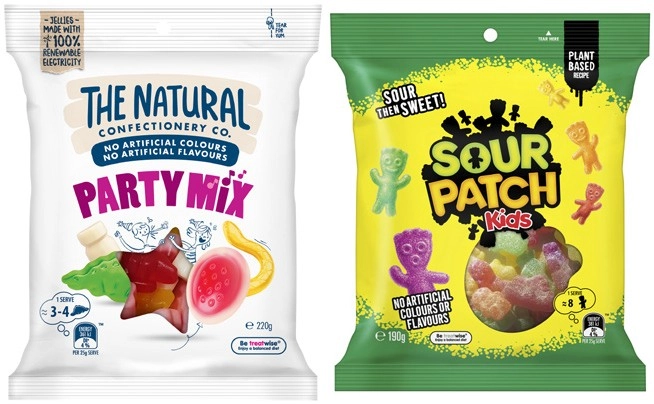 The Natural Confectionery Co. 130g-230g or Sour Patch 190g