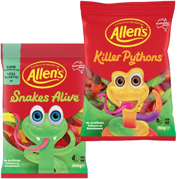 Allen’s Medium Bags 140‑200g Selected Varieties