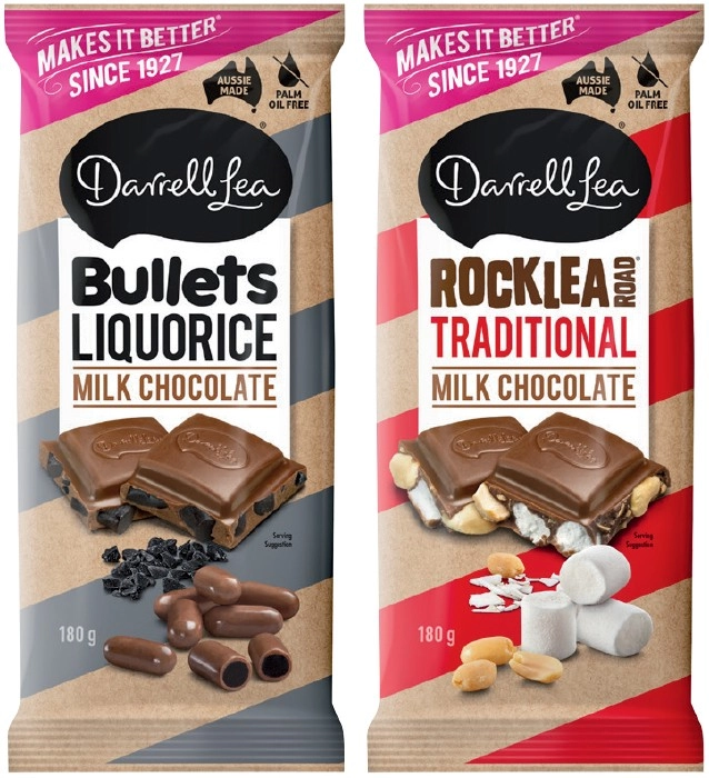 Darrell Lea or Life Savers Chocolate Blocks 160 -180g Selected Varieties