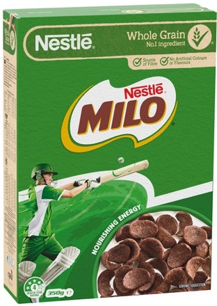 Nestlé Milo Cereal 330‑350g, Cini Minis Churros 360g, Uncle Tobys Vita Weeties 510g or Cheerios 320g Selected Varieties