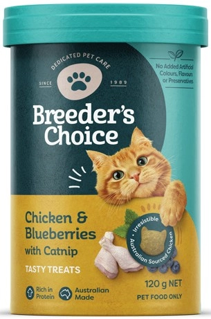 NEW Breeder’s Choice Cat Treats 120g Selected Varieties