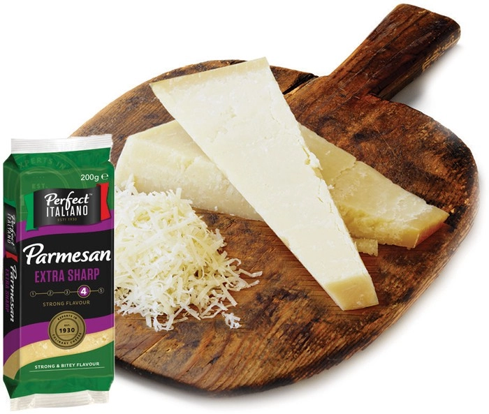 Perfect Italiano Extra Sharp Traditional Parmesan Cheese 200g