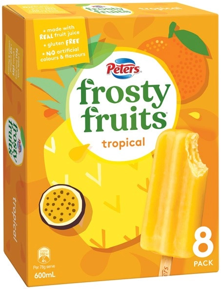 Peters Frosty Fruits 8 Pack Selected Varieties