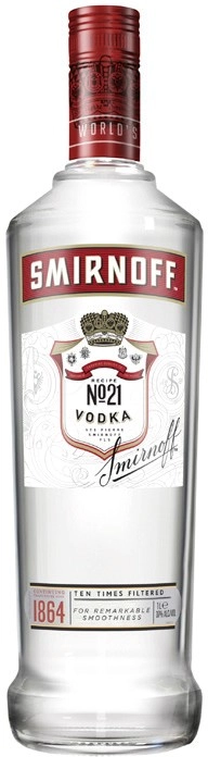 Smirnoff Red Label Vodka 1 Litre