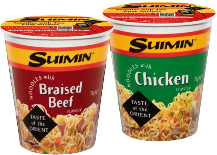 Suimin Cup Noodles 70g Selected Varieties