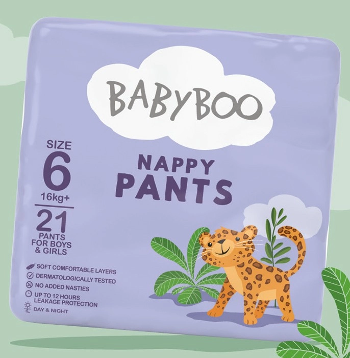 Baby Boo Nappy Pants Size 6 21 Pack