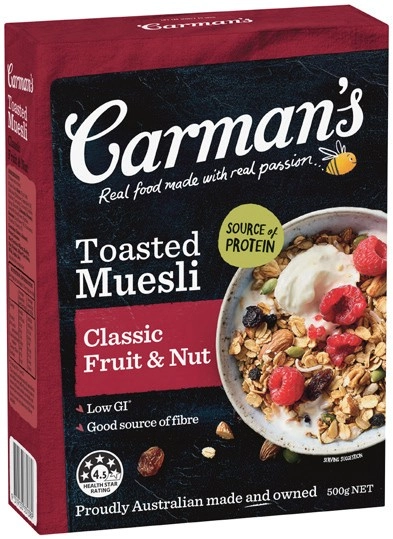 Carman's Muesli 500g Selected Varieties