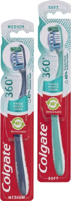 Colgate 360° Toothbrush 1 Pack Selected Varieties