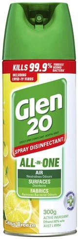 Glen 20 Disinfectant Spray 300g Selected Varieties*