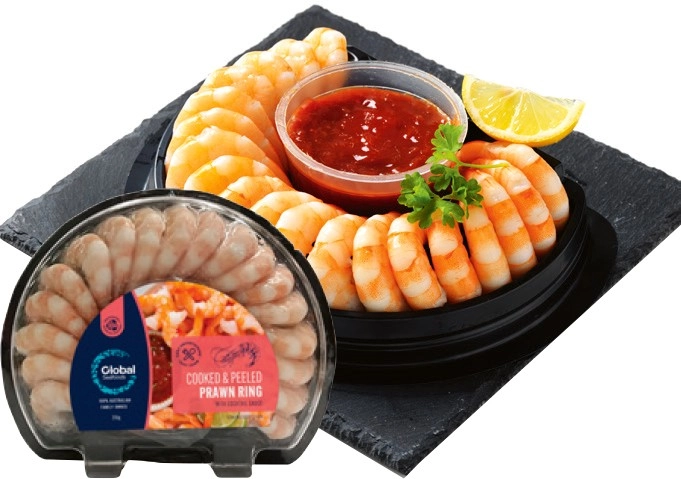 Global Seafoods Prawn Ring 255g