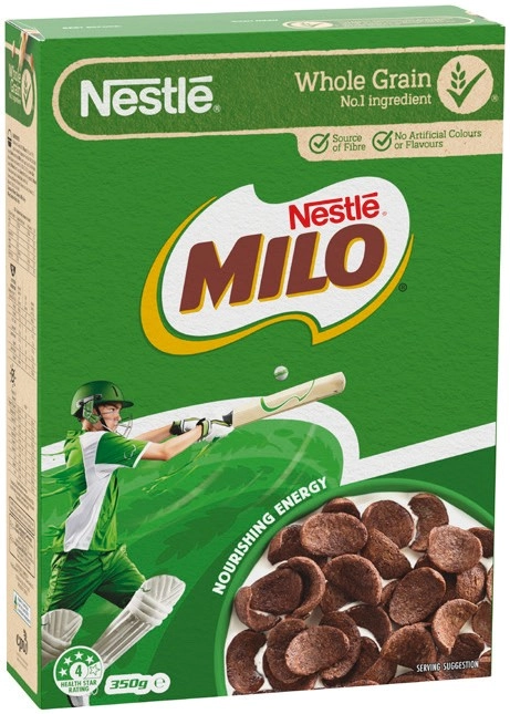 Nestlé Milo Cereals 330-350g, Cini Minis 360g, Uncle Tobys Weeties 510g or Cheerios 320g Selected Varieties