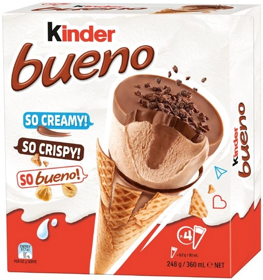 NEW Kinder Bueno Ice Cream 4 Pack Selected Varieties