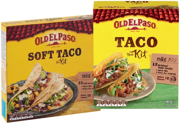 Old El Paso Dinner Kit 290‑520g Selected Varieties