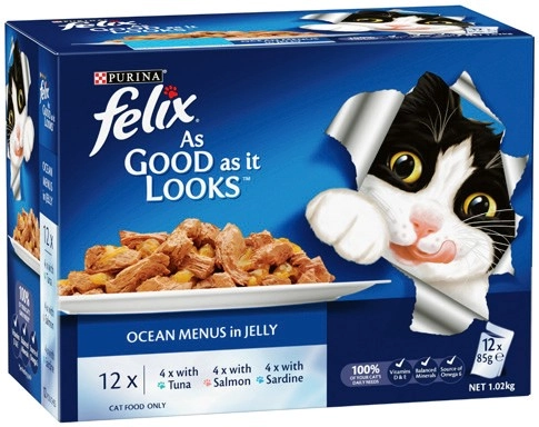 Purina Felix Wet Cat Food 12x85g Selected Varieties