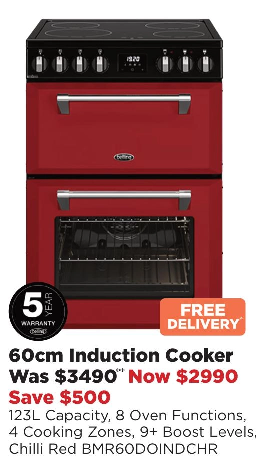 Belling 60cm Induction Cooker