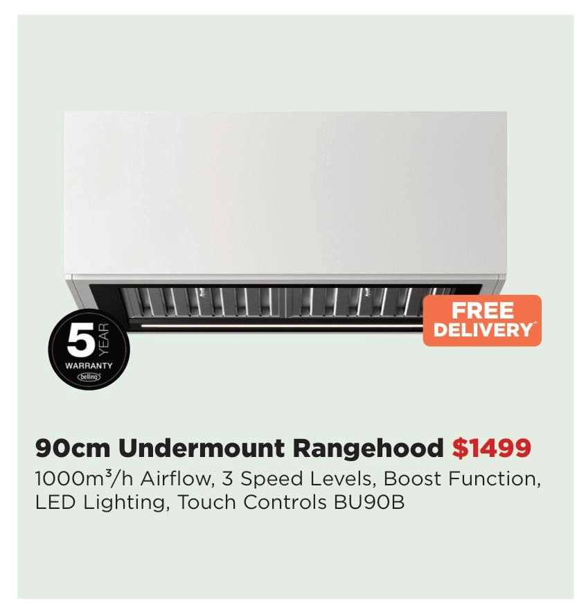 Belling 90cm Undermount Rangehood