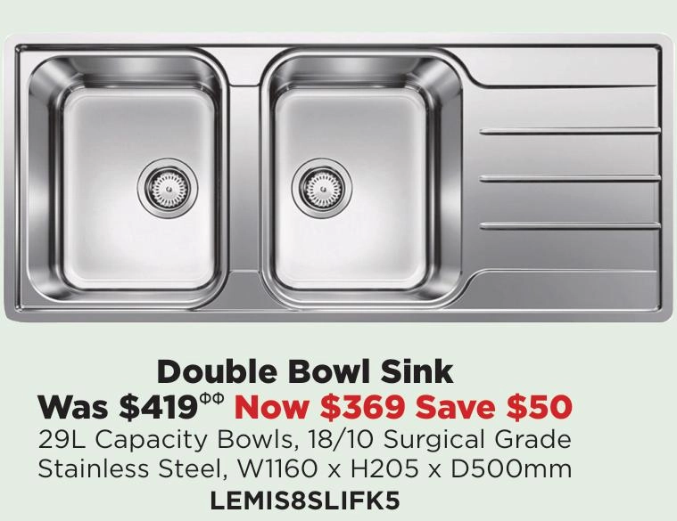 Blanco Double Bowl Sink