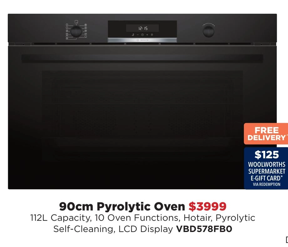 Bosch 90cm Pyrolytic Oven