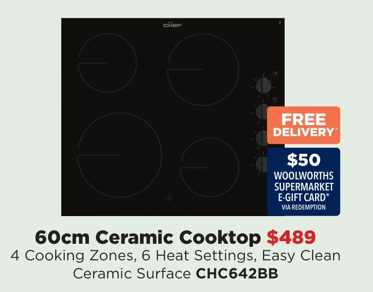 Chef 60cm Ceramic Cooktop