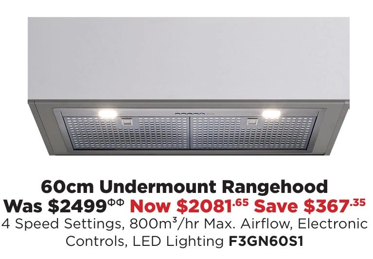 Falmec 60cm Undermount Rangehood