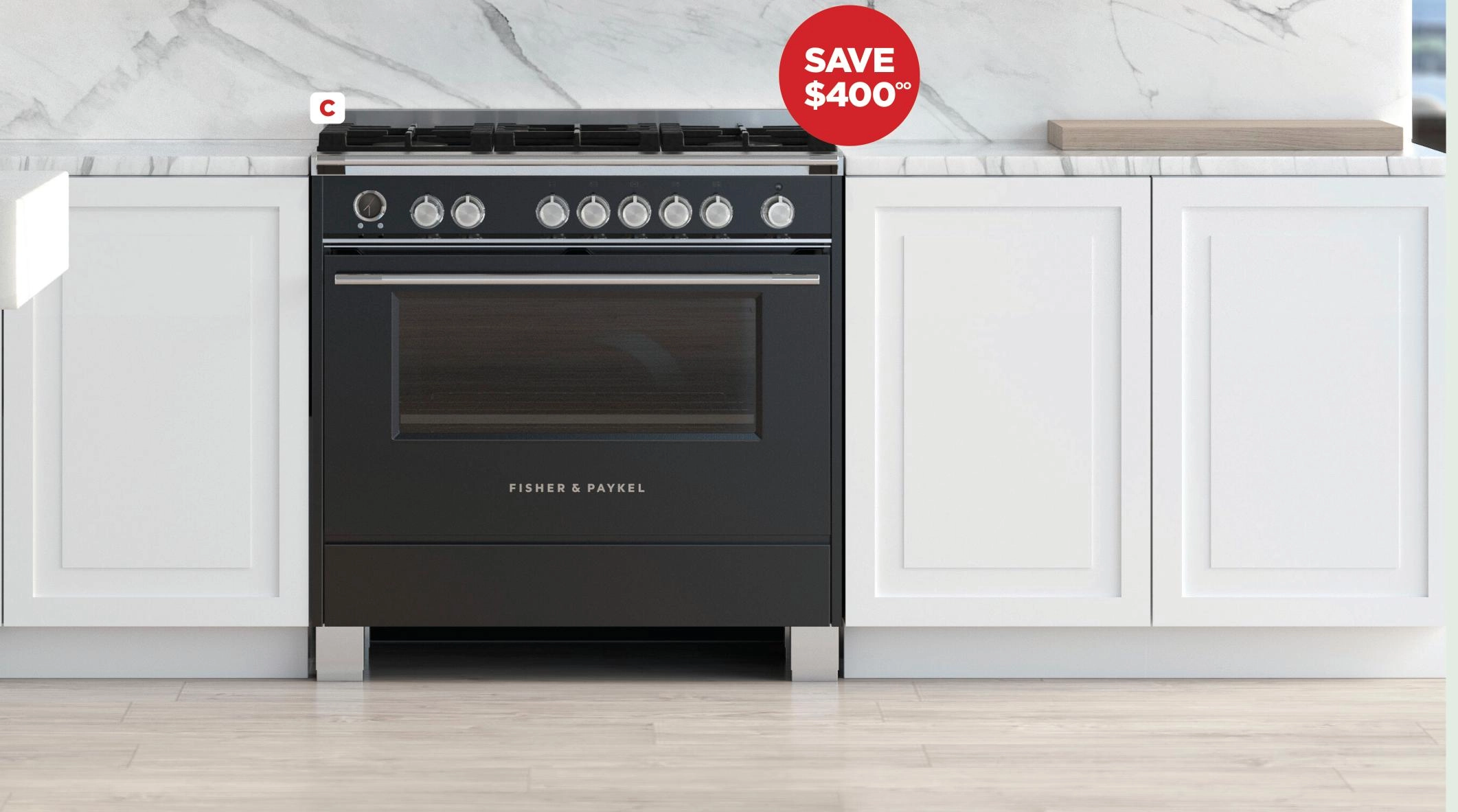 Fisher & Paykel 90cm Dual Fuel Pyrolytic Freestanding Cooker