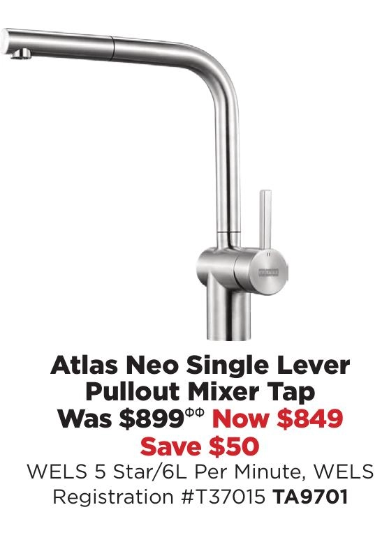 Franke Atlas Neo Single Lever Pullout Mixer Tap