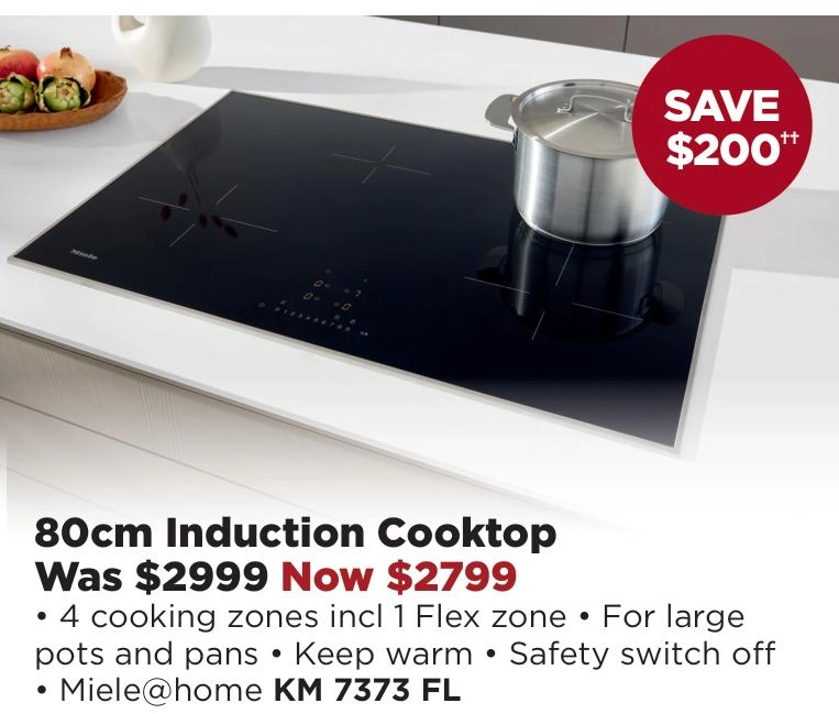 Miele 80cm Induction Cooktop