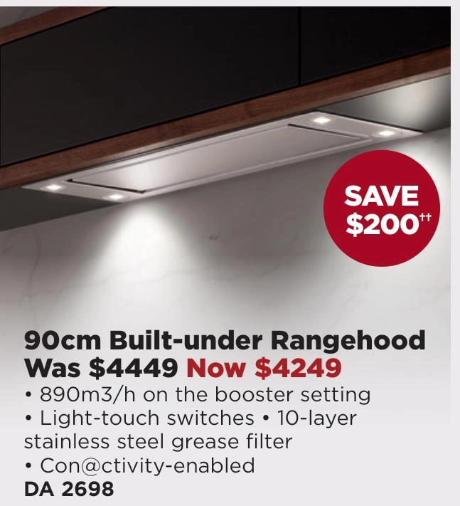 Miele 88cm Fixed Rangehood DA2698