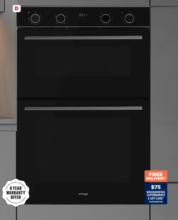 Omega 60cm Double Oven