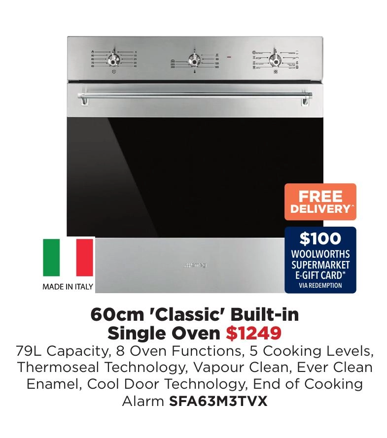 Smeg 60cm 'Classic' Built-in Single Oven