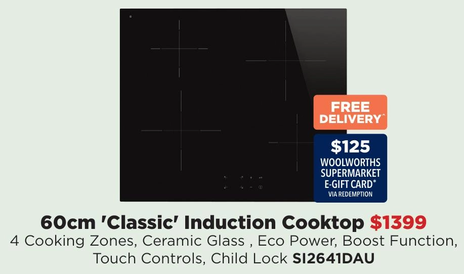 Smeg 60cm 'Classic' Induction Cooktop