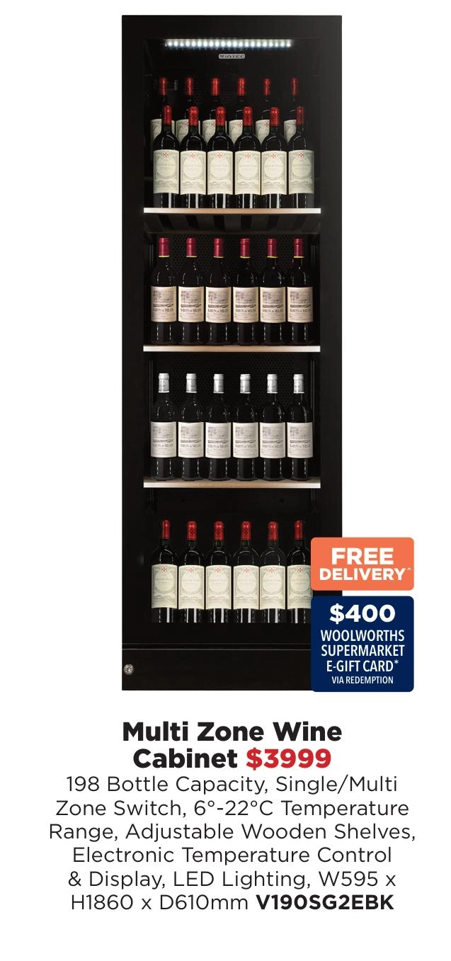 Vintec Multi Zone Wine Cabinet